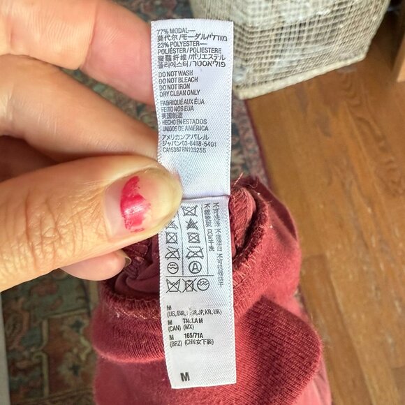 American Apparel • Amelia Red Sateen Crop Bomber Jacket • Size M - Picture 12 of 12